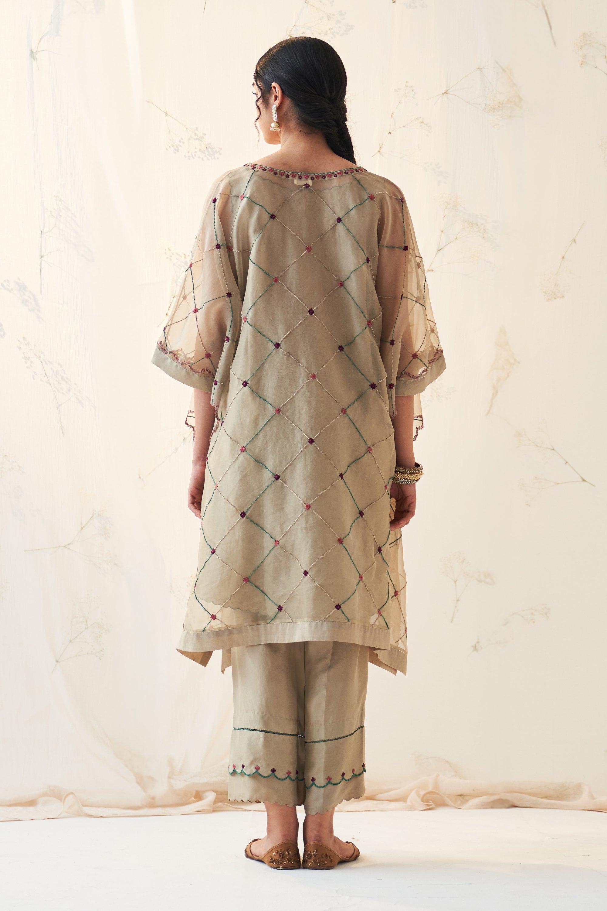 Olive Kaftan Set