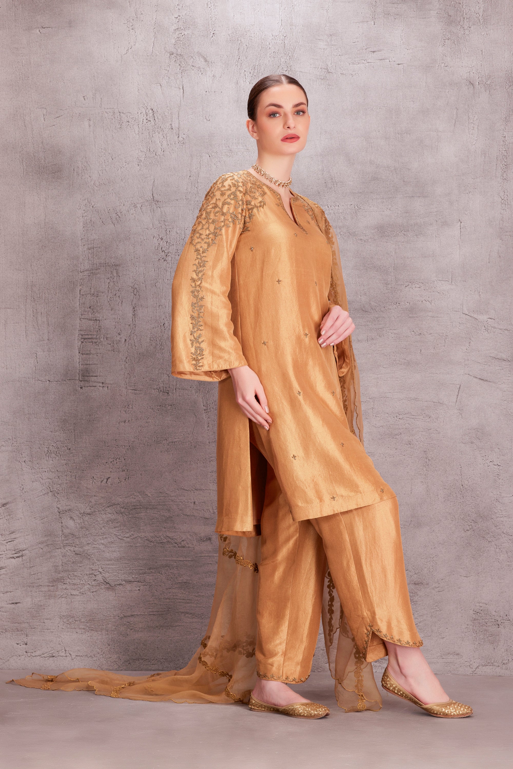 Golden Silk Pant