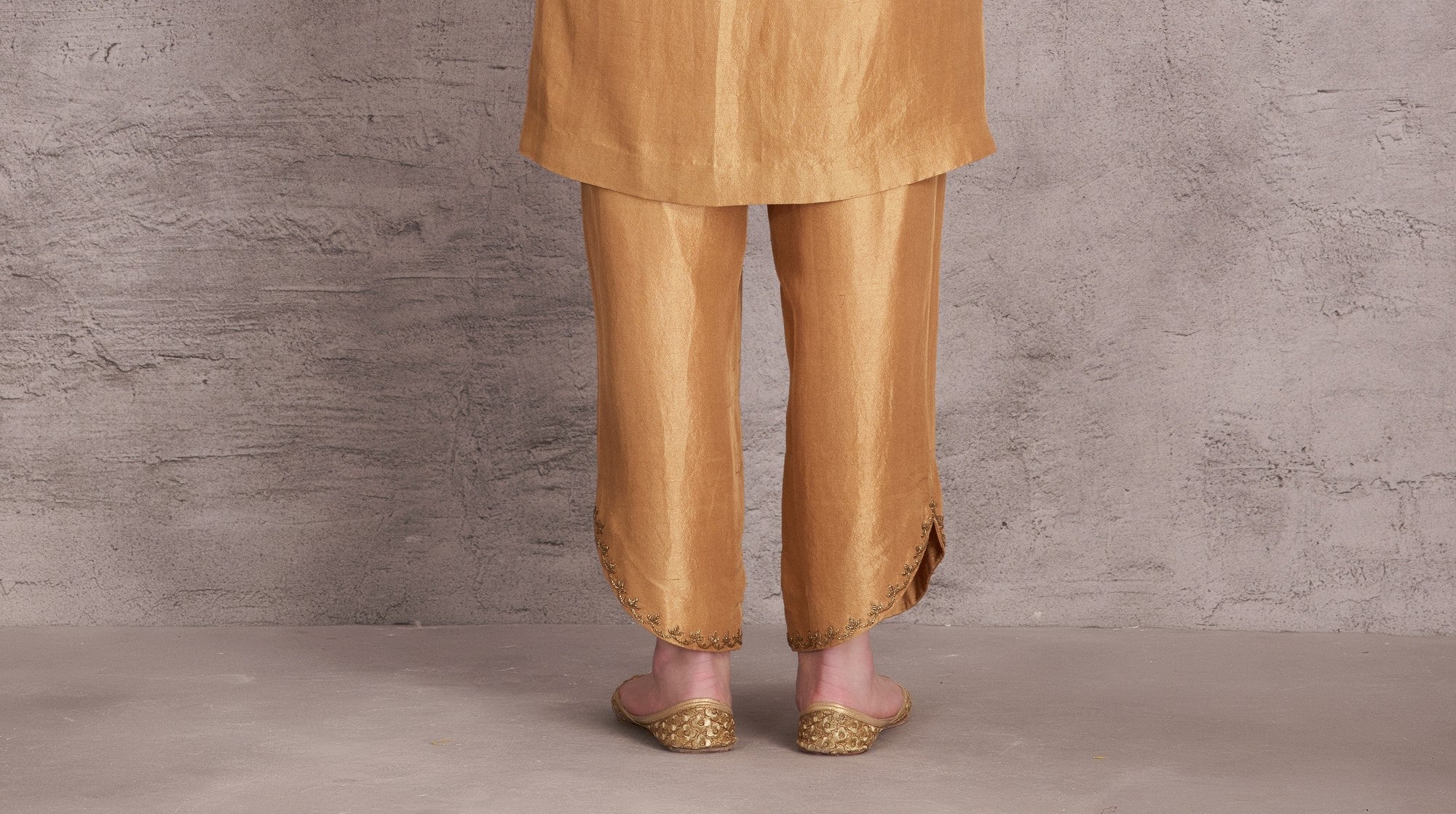 Golden Silk Pant